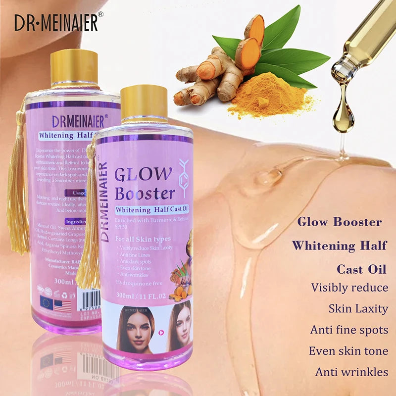 300ml Alpha Arbutin And Kojic Acid Brighten Serum Face & Body Moisturizer Nourishing Brighten Body Oil Body Face Skin Care