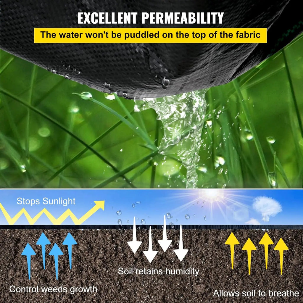 Heavy Duty Weed Barrier Landscape Fabric