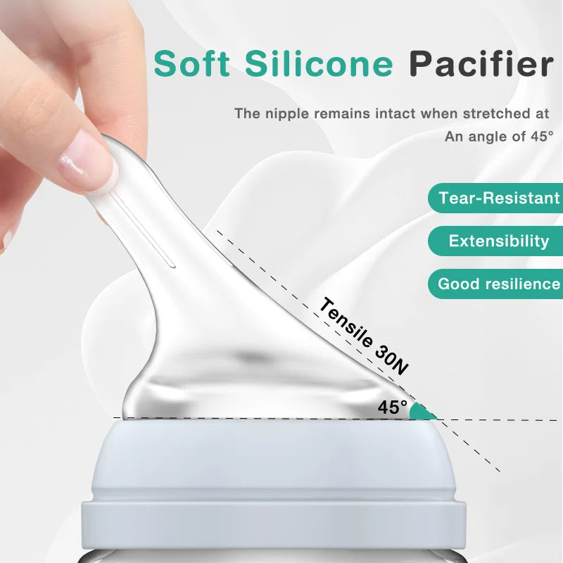 Glass Baby Feeding Bottles, BPA Free