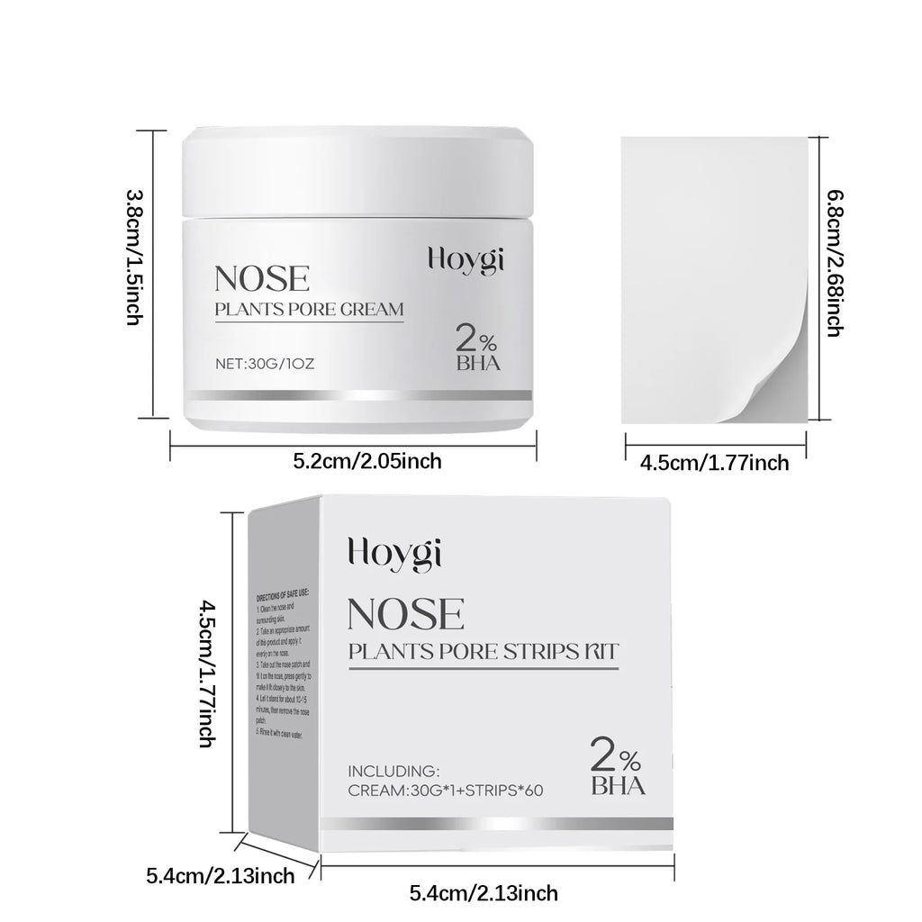 30G Nose Mask Kit Gentle Exfoliating Remove Blackhead Non-tight
