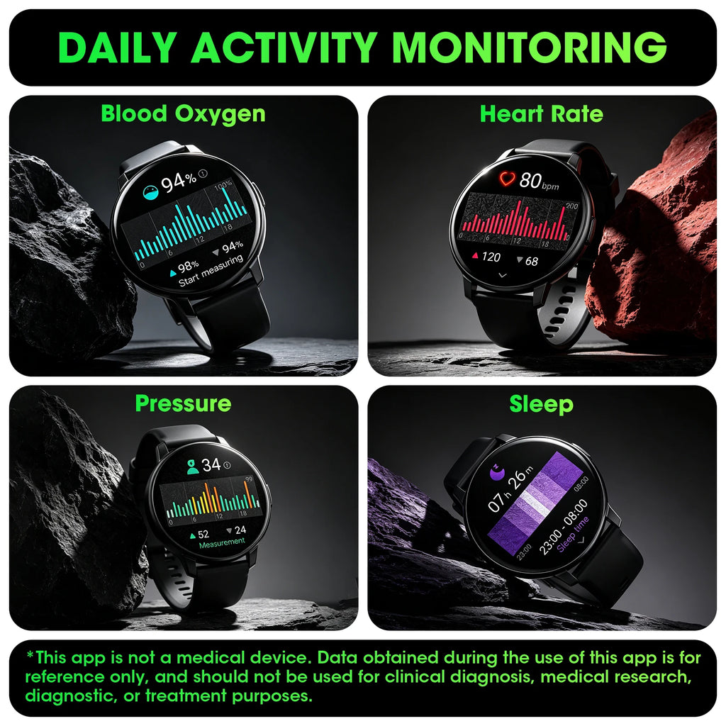 Smart Watch Bluetooth Call 1.38" Full Touch Screen Fitness