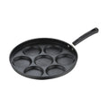 Seven-Hole Egg Frying Pan Non-Stick Frying Pan Household Frying Pan Egg Burger Breakfast Mold Induction Cooker For Outdoor Camp