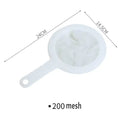 1PC Fine Mesh Strainer Spoon for Coffee, Milk, Soy, and Yogurt 200 Mesh Nylon Filter For Kitchen Dining Gadgets