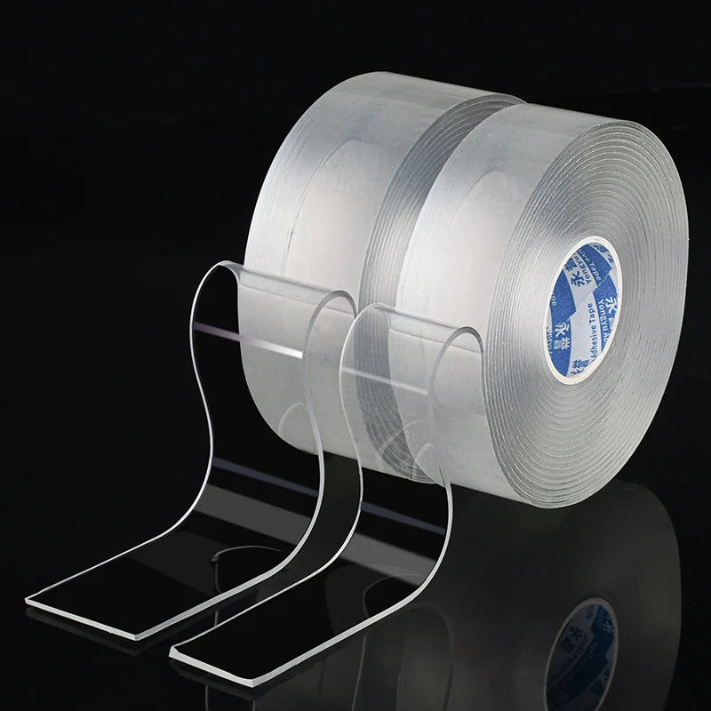 Nano Tape Single Sided Tape Transparent Reusable Waterproof Adhesive