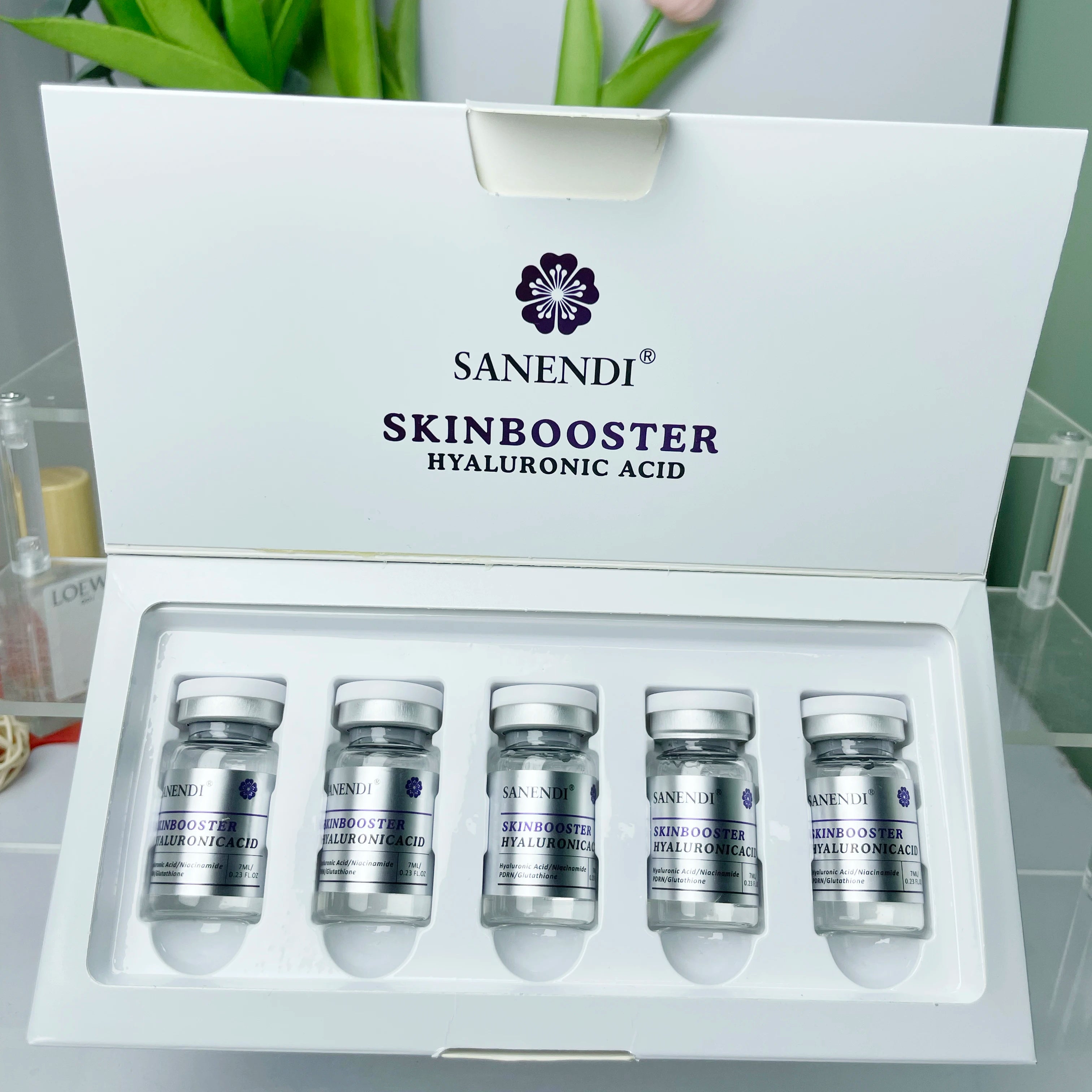6 in 1 PDRN GS-H Hyaluronic Acid Serum Vitamin C Essence Collagen Korean Skin Care Hydrating Moisturizing Face Care Glow Recipe
