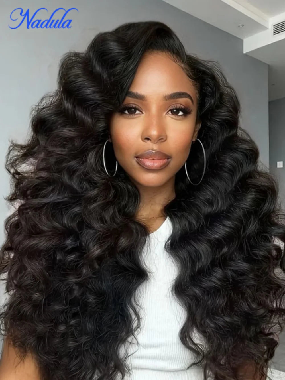 Nadula 13x4 HD Real Scalp Lace Frontal Human Hair Wig Natural