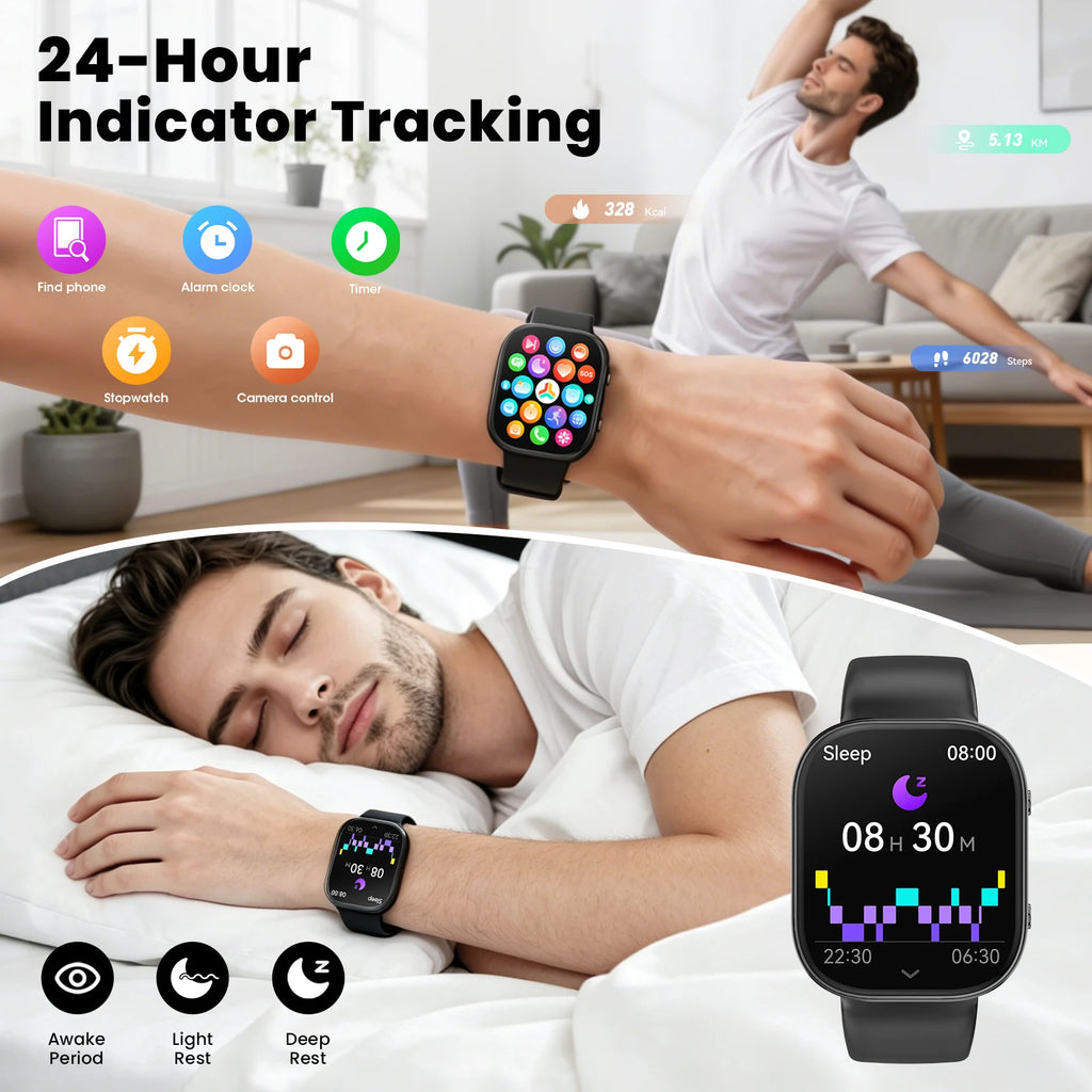 Y2 Smart Watch Bluetooth Call 1.88" TFT Screen IP67