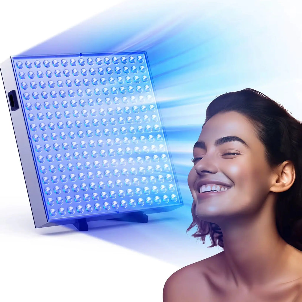 225LED Tanning Lamp 460nm Blue Light Therapy Device Tanning Machine for Body Face Sunless Tanning Light Home Use Portable Skin Care Beauty Equipment
