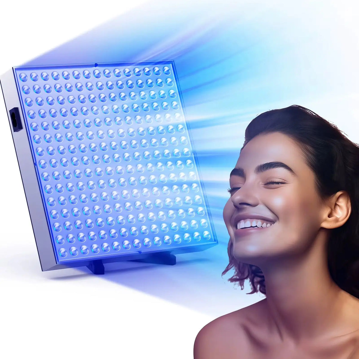 225LED Tanning Lamp 460nm Blue Light Therapy Device Tanning Machine for Body Face Sunless Tanning Light Home Use Portable Skin Care Beauty Equipment