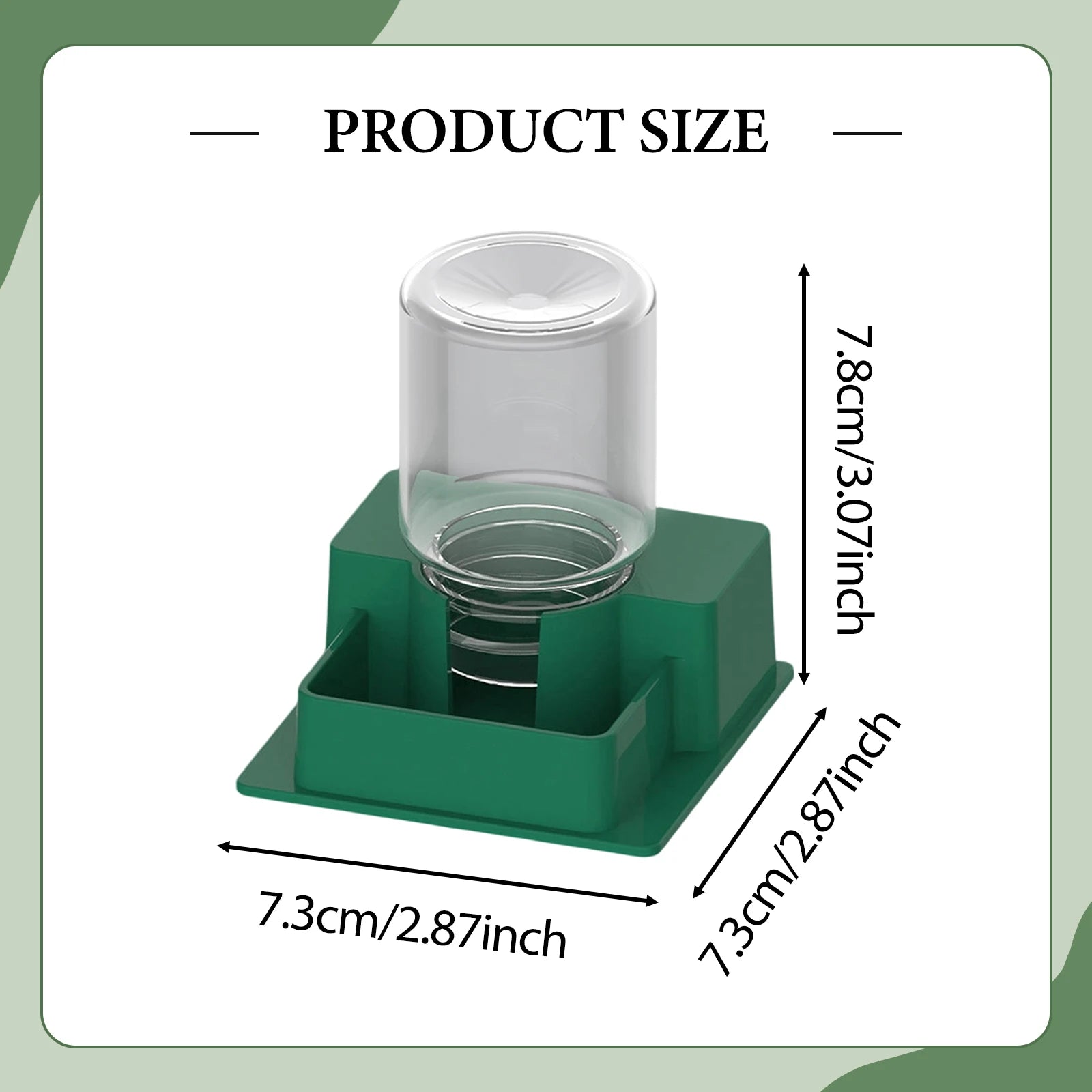 Automatic Reptile Water Dish Reusable Container Creative Feeder Station Ornament Drinking Tool for Snakes Tortoise Geckos