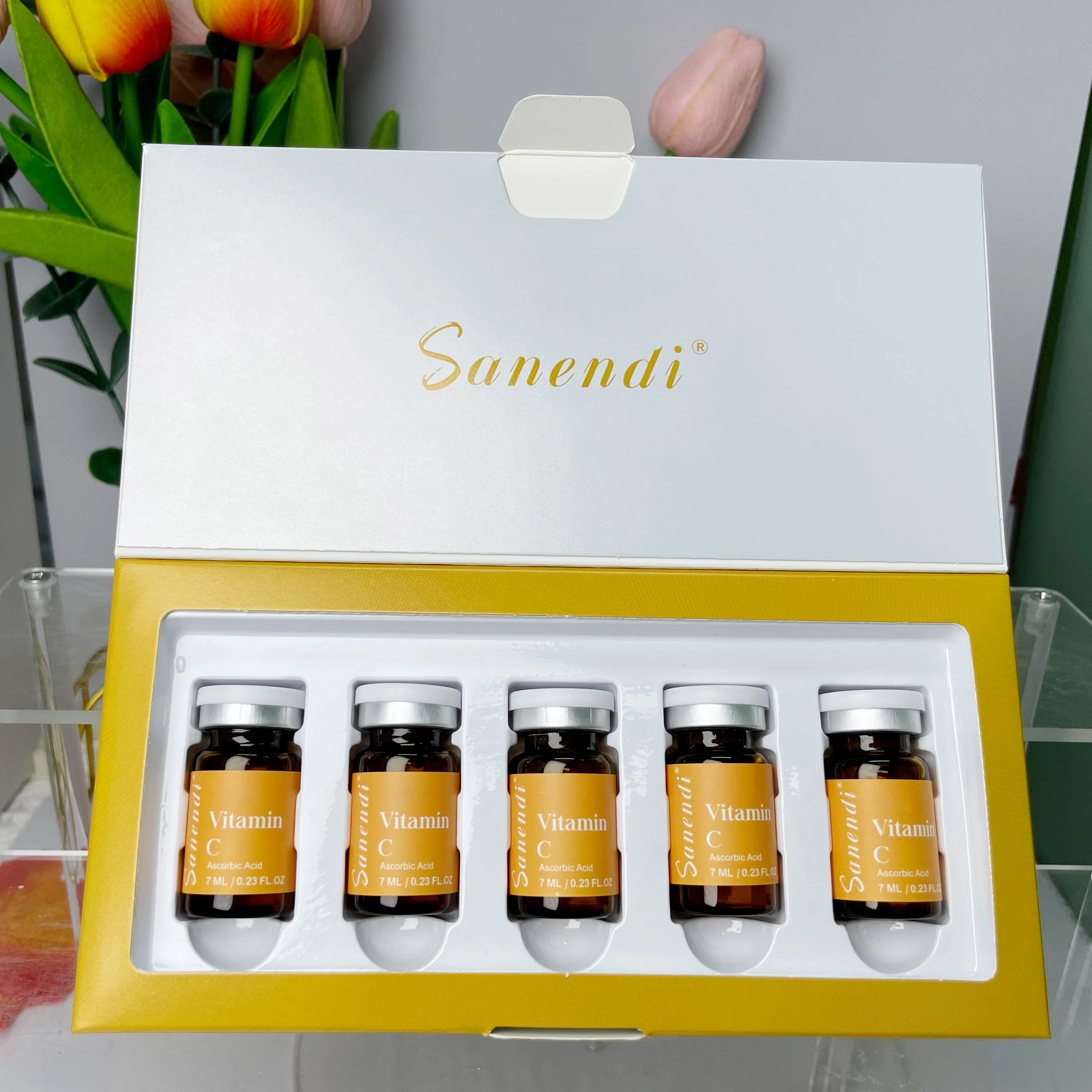 6 in 1 PDRN GS-H Hyaluronic Acid Serum Vitamin C Essence Collagen Korean Skin Care Hydrating Moisturizing Face Care Glow Recipe