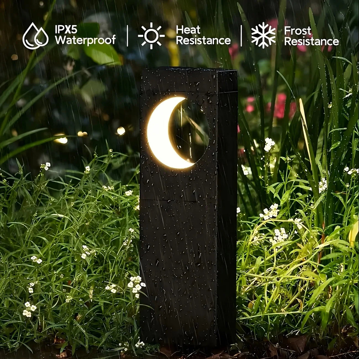 2/6 Pack Solar Pathway Lights Outdoor Waterproof Bright Moon