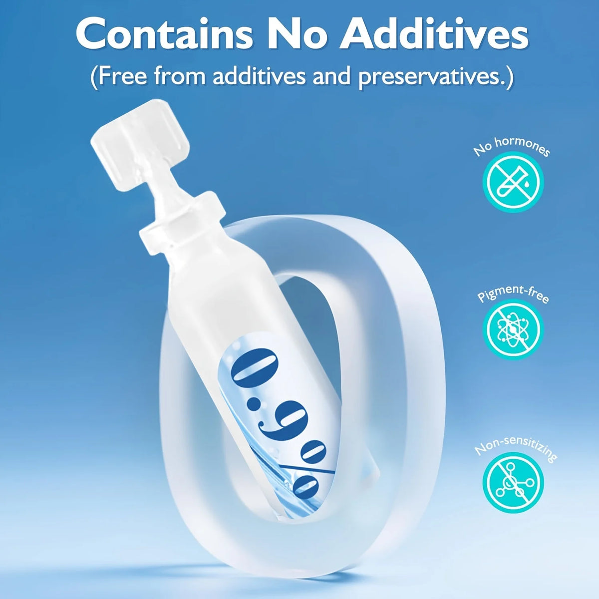 20pcs 15ml 0.9% Saline Solution Sodium Chloride Physiological Saline