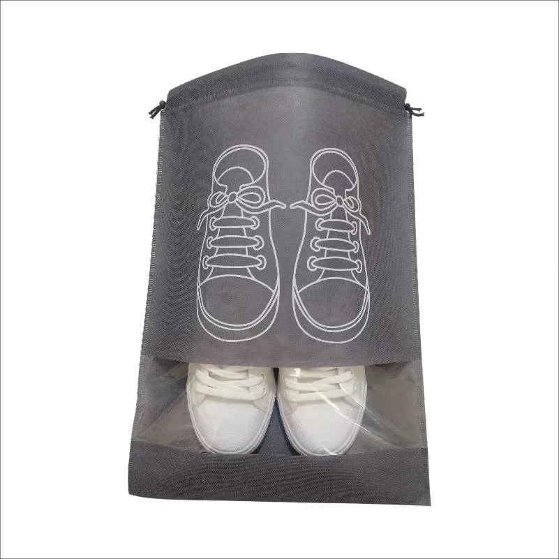 5PCS non-woven fabric shoe bags for shoe storage, dust-proof storage bags