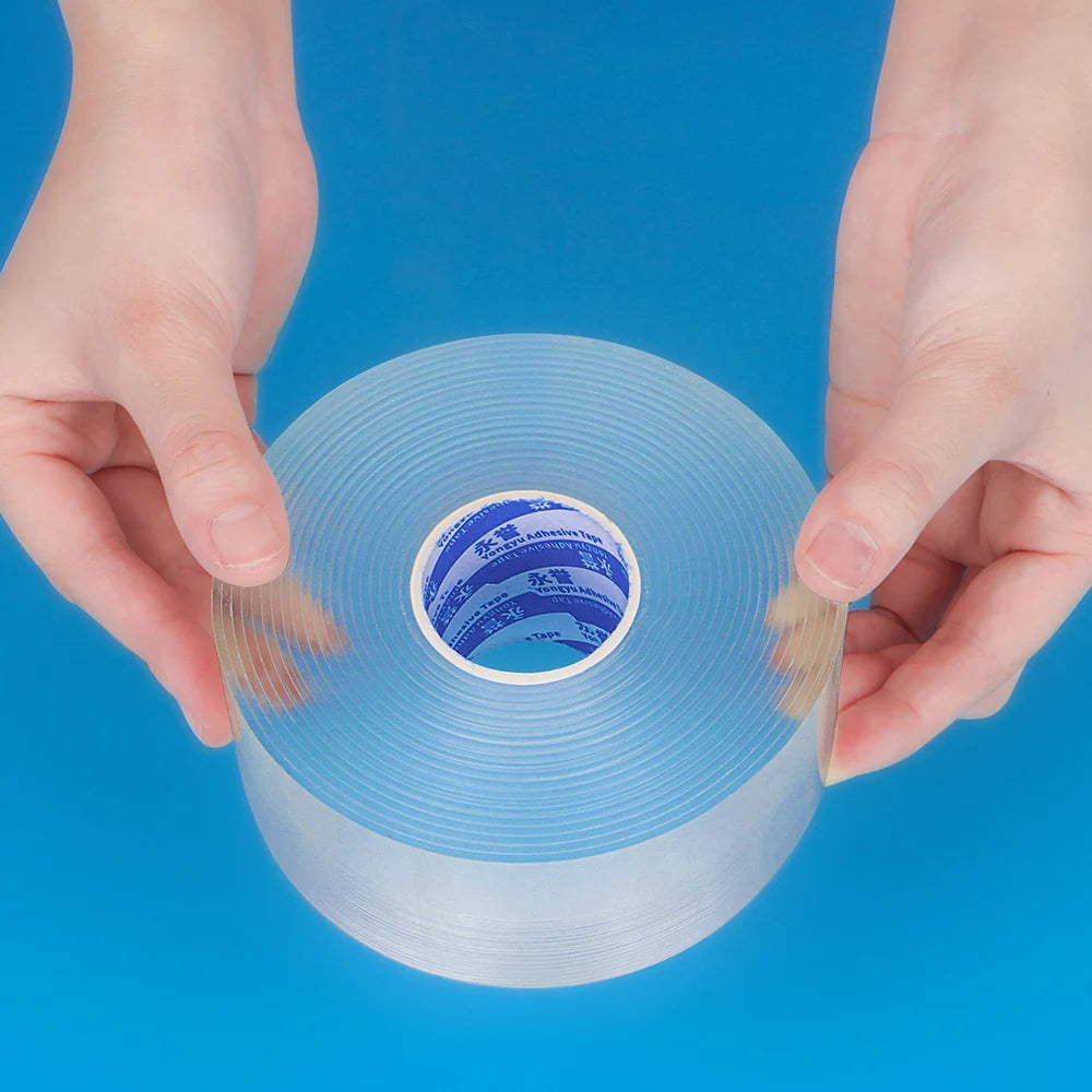 Nano Tape Single Sided Tape Transparent Reusable Waterproof Adhesive