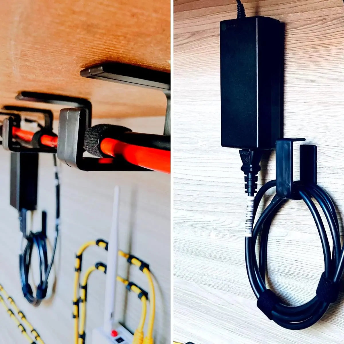 Self-Adhesive Cable Organizers, 4-Pack