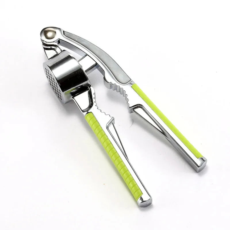 Garlic Press Crusher Ginger Squeezer Vegetables Masher Stainless Steel Handheld Ginger Mincer Kitchen Cooking Tools