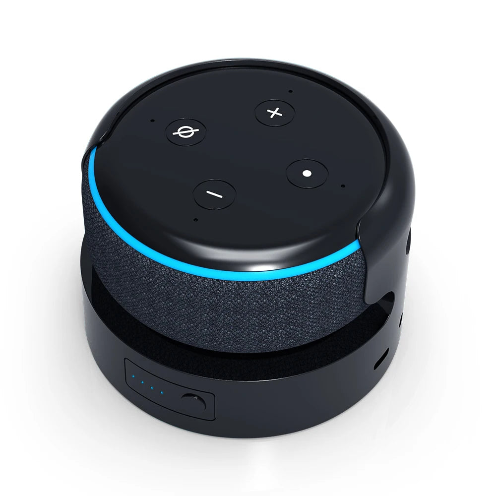 Battery Base for Echo Dot 3rd Gen Alexa Speaker Holder Mount Rechargable Docking Station For Echo Dot 3rd wireless Charger