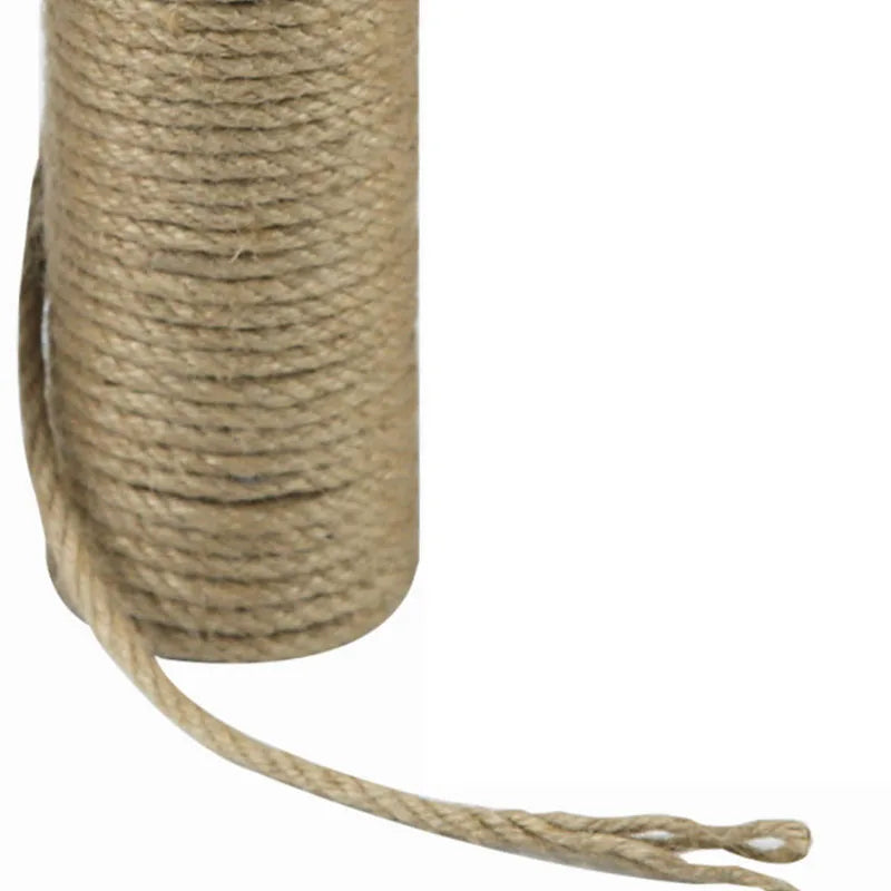 Cat Scratching Post Cat Tree Sisal Solid Wood DIY Cat Climbing Frame Replacement Post Accessories Kitten Toy Tower Scratcher