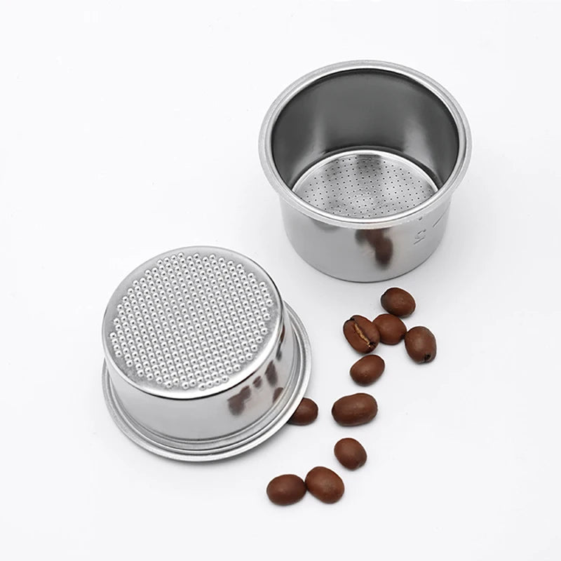 51MM Coffee Filter Basket Replacement Stainless Steel For Delonghi Bottomless Portafilter Espresso Good Accessories Barista Tool