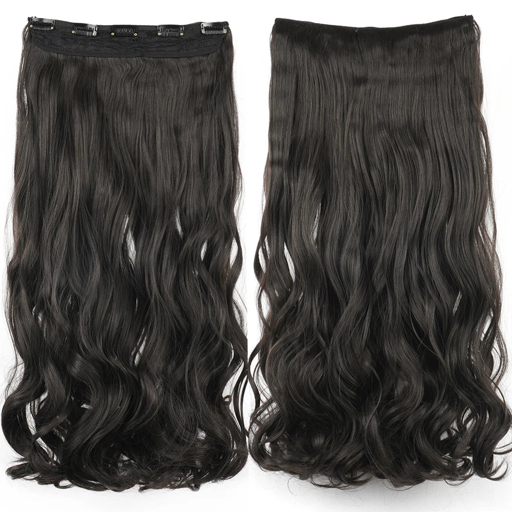 Soowee 24'' 28'' Synthetic Hair Charms Clip In Hair