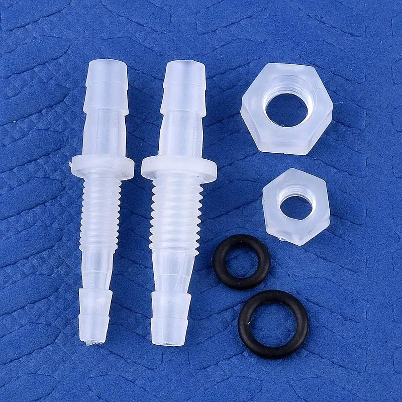 5~200Pcs M6~M10 To 3~8mm PP Pagoda Direct Connectors Hex Nut O-Ring Aquarium Tank Air Pump Adapter Garden Irrigation Hose Joint