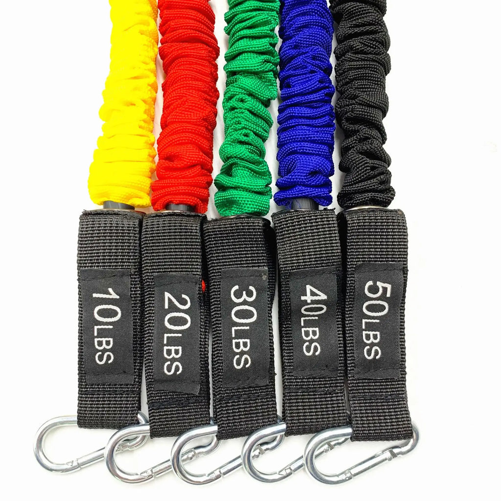 Set Resistance Bands Crossfit Training Exercise Workout Equipment Yoga