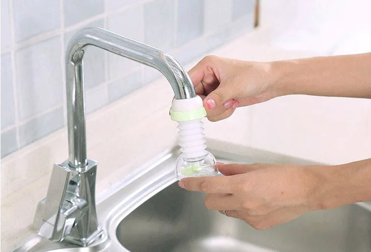 Water Saving Tap Rotatable Kitchen Faucet Extender Adjustable Adapter Sink Faucet Extenders Filter Bathroom Sink Accessories