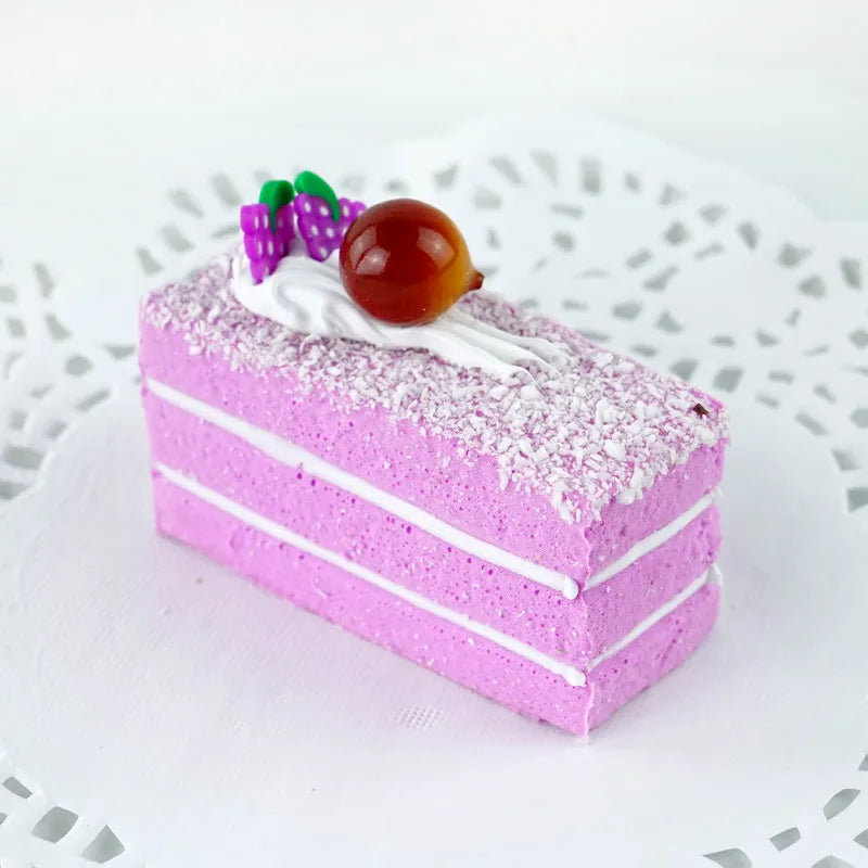 Simulation Artificial Cake for Home Kitchen Decor Wedding Christmas Party Valentine's Day Dessert Prop - Food Display