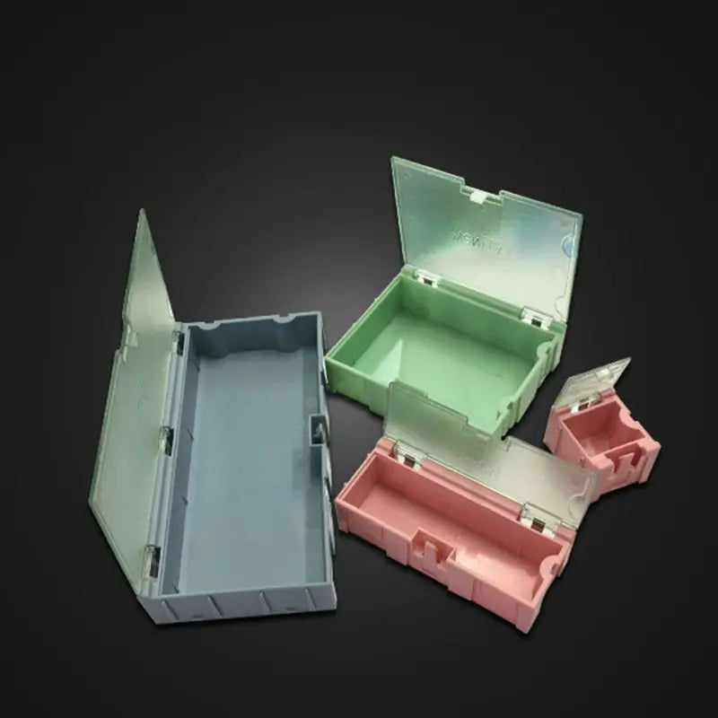 9pcs/set SMD Container SMT IC Electronic Component Mini Storage Box Jewelry Case K0AB