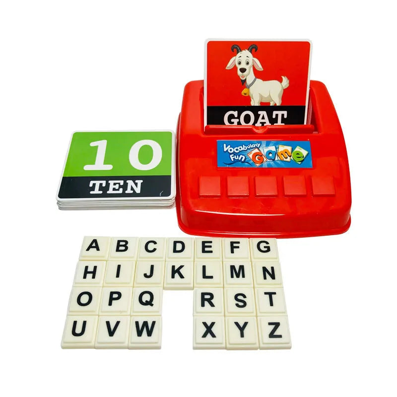 Children Card Letter Machine English Early Educational Picture Literacy