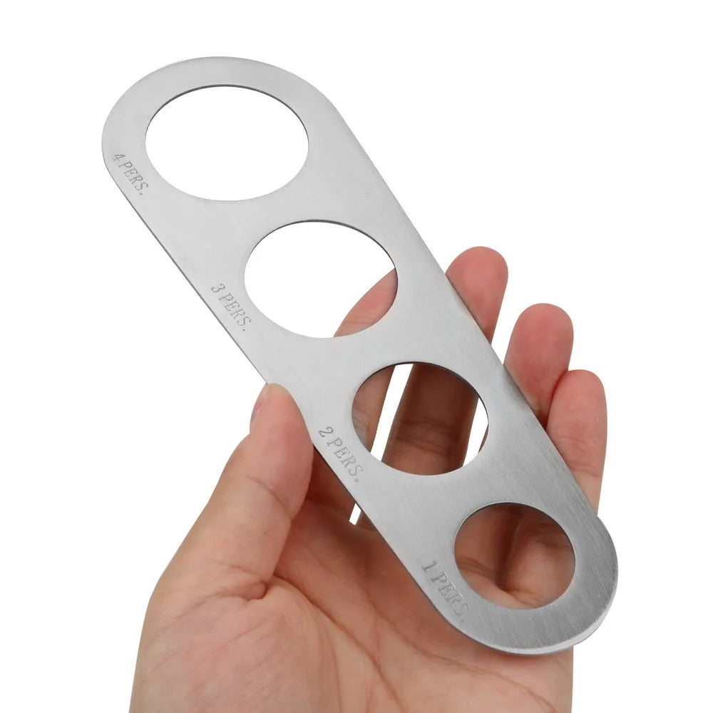 HILIFE Kitchen Accessories Stainless Steel Pasta Noodle Measure 1Pcs 4 Holes Spaghetti Measurer