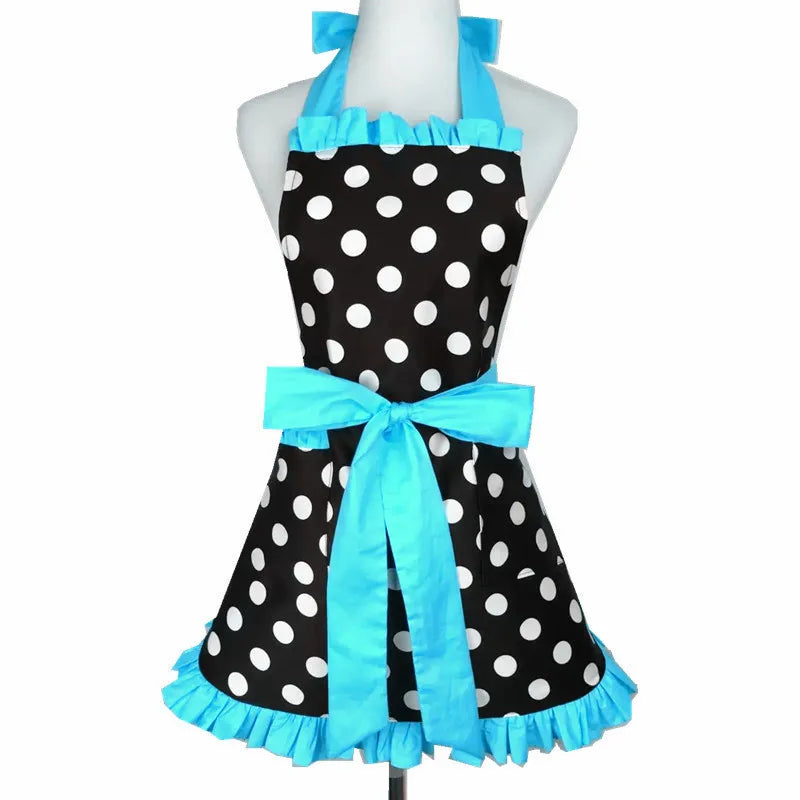 Lovely Apron Cute  Large Swing Princess Apron kitchen Cooking Oilproof Aprons for Women Girls