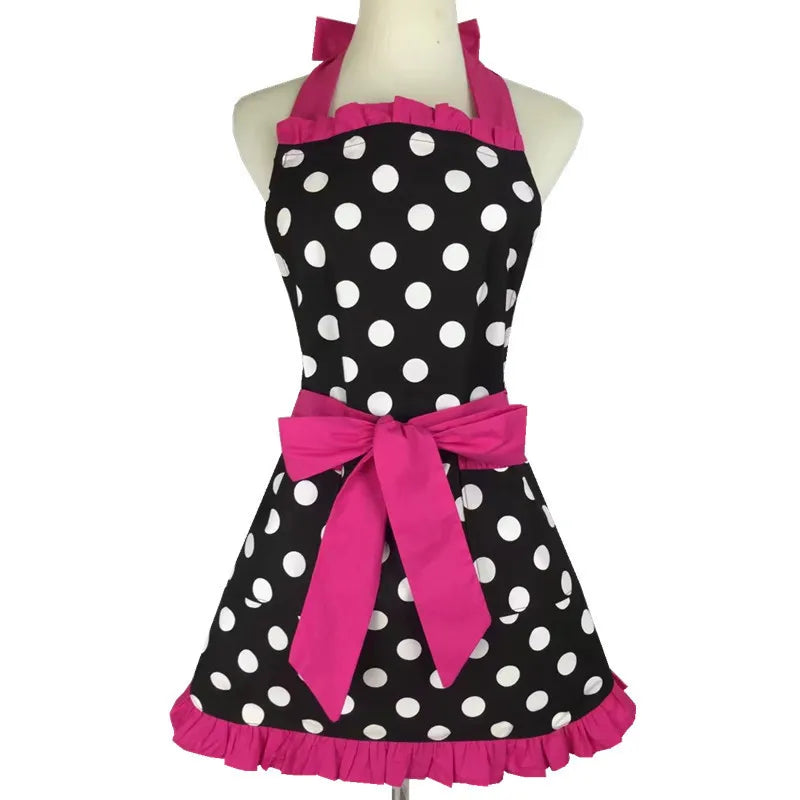 Lovely Apron Cute  Large Swing Princess Apron kitchen Cooking Oilproof Aprons for Women Girls
