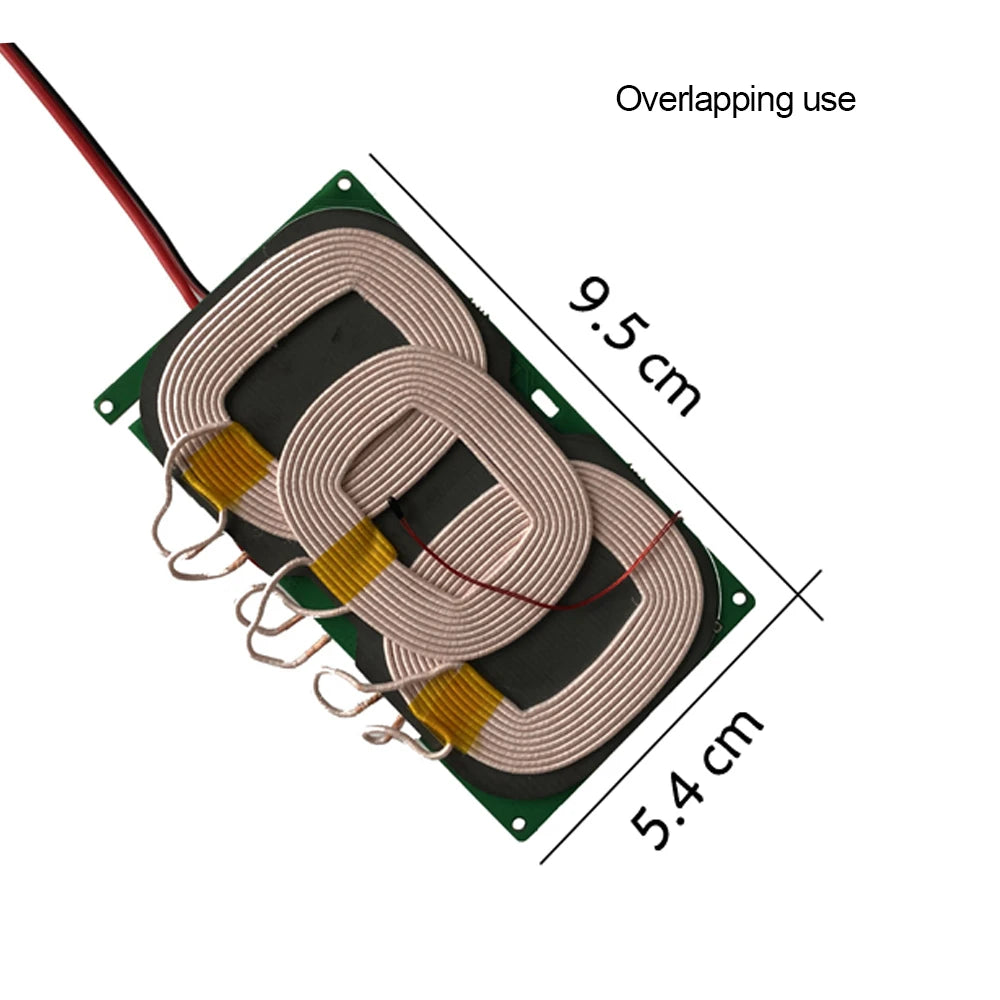 18W/20W High Power 5V 12V Fast Charging Wireless Charger Transmitter Module Type-c USB + Coil universal For Car Phone Battery
