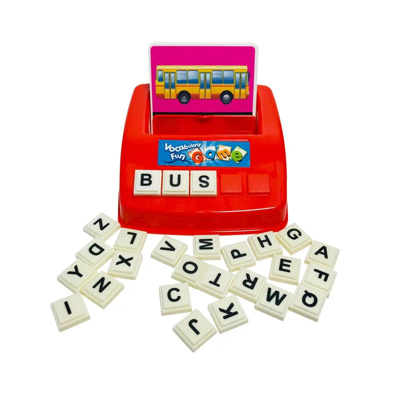 Children Card Letter Machine English Early Educational Picture Literacy