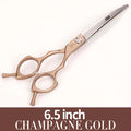 Fenice Professional symetrical handle colorful 6.5 inch pet dog curved animal grooming scissors