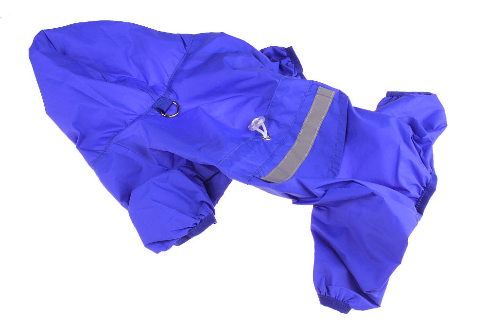 Pet Dog Raincoat Hooded Jumpsuit Waterproof Pet Dog Clothes Puppy Small Dog Rain Coat Jacket Raincoat For Dogs ção com capuz