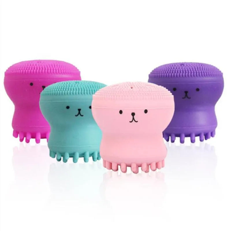 1pc Silicone Face Cleansing Brush Face Washing Product Pore Cleaner Exfoliator Face Brush Washing face Brush Skin Care