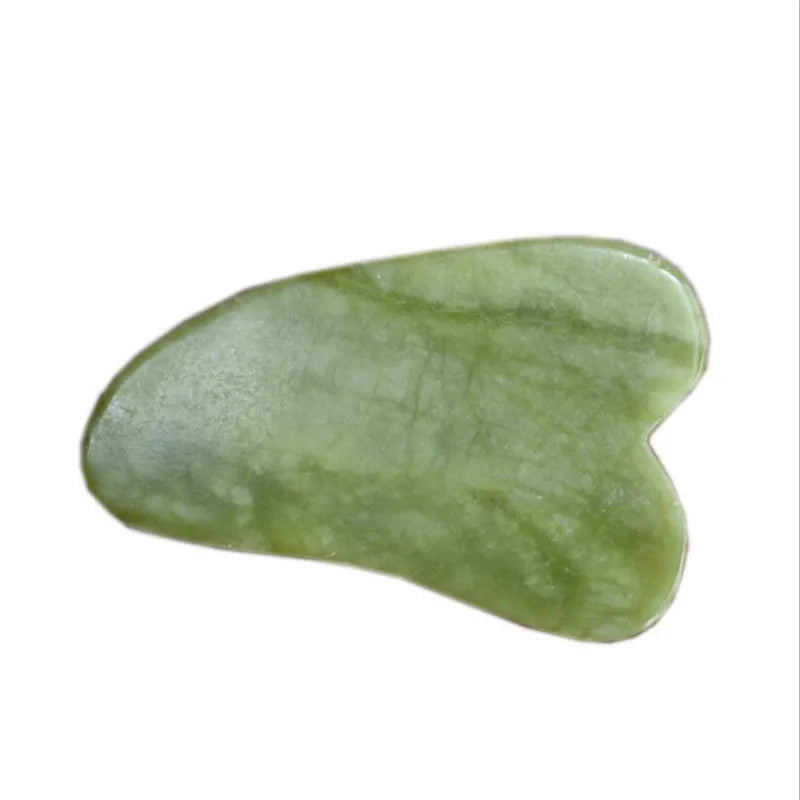 Massager For Face Jade Roller Set Green Facial Natural Gouache Scraper Body Back Beauty Skin Care Slimming Massagers Roller