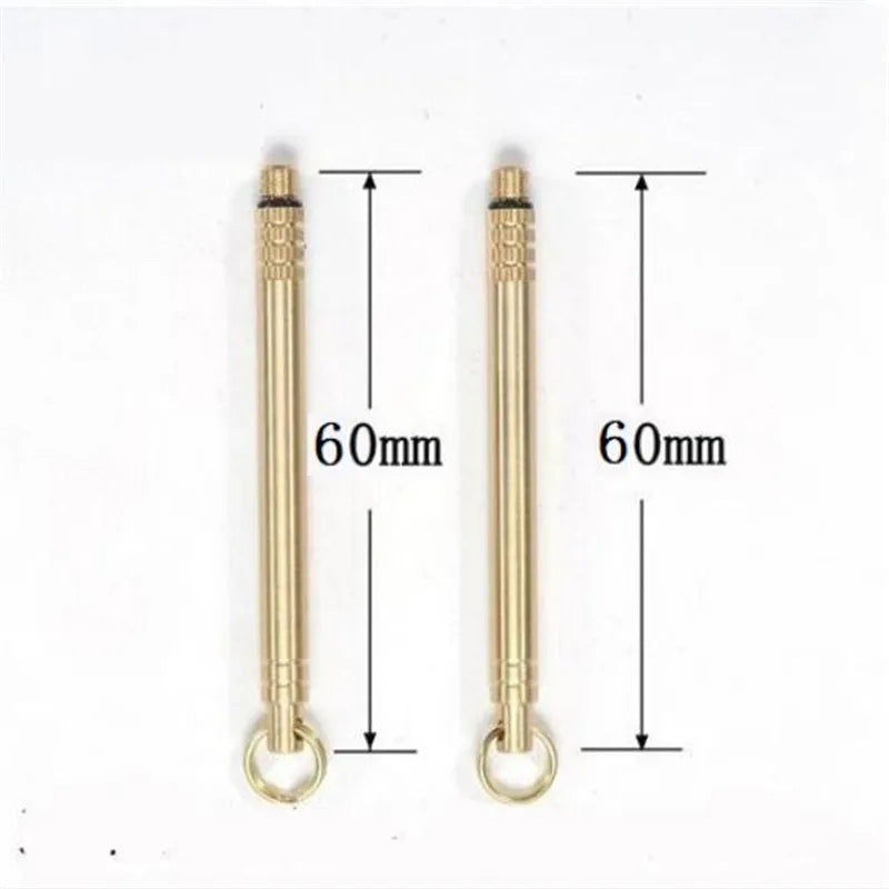 Titanium alloy toothpick Domestic outdoor toothpick fruit fork, camping tool, toothpick rack, titanium alloy portable toothpick