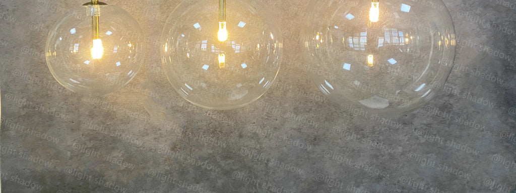Modern Led Pendant Lamp Glass Ball  Bedroom Hanging Nordic Living Indoor Decor Lighting Kitchen Bar Round Gold Suspension Lights