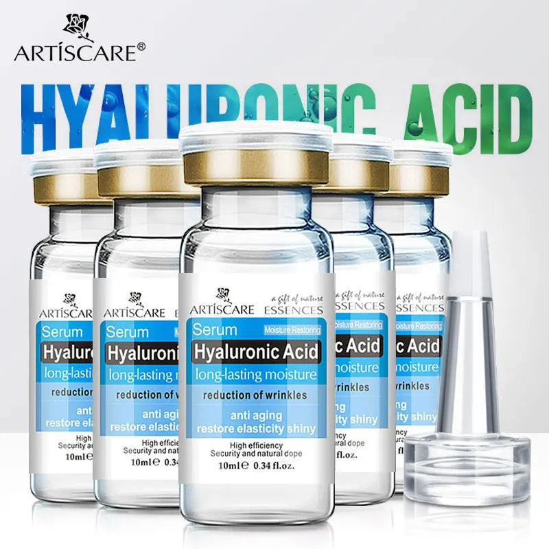 ARTISCARE Hyaluronic Acid Face Serum 5pcs for Moisturizing and  Brighten Long-Lasting Hydrating Skin Care Essence