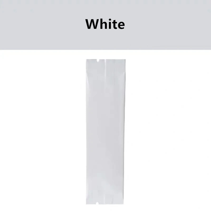 50pcs Recyclable Packing Bag Colors Heat Sealing Open Top Aluminum Foil Vacuum Package Pouches Coffee/Tea/Powder Flat Mylar Bag