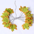 2/3/6M Christmas Decoration Artificial Maple Leaf Leaves LED Light