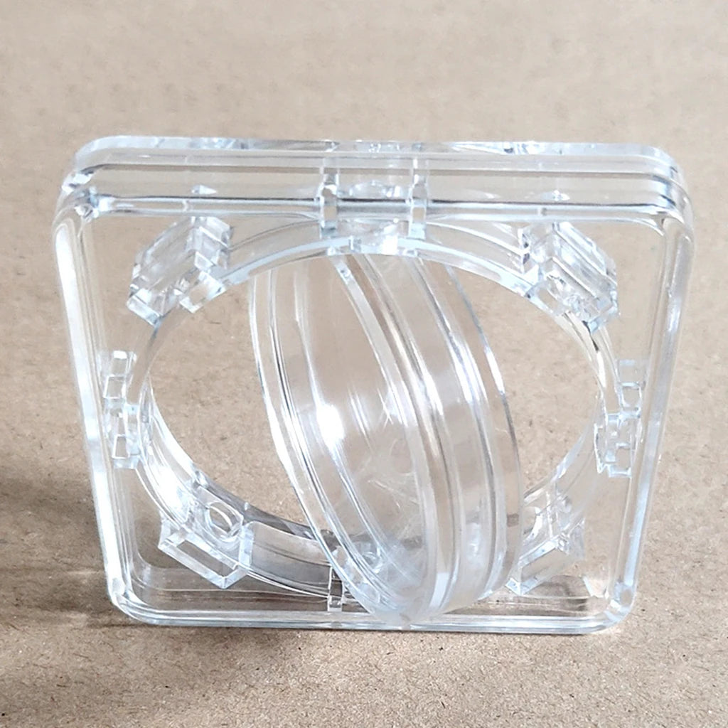 10Pcs Universal Rotating Coin Storage Box Display Stand for 17/20/25/27/30/33/38/40mm Dia. Medal Coin Holder Collection Organize