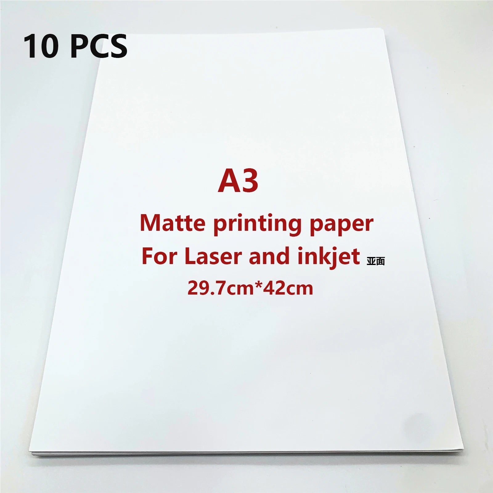 50/10 Sheets A4 Transparent Printable Vinyl Sticker Paper Waterproof Self-Adhesive Glossy paper for Inkjet Printer DIY Crafts