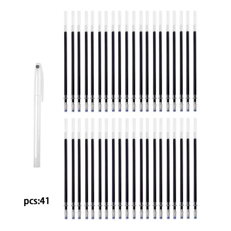 10-21pcs Heat Erasable Magic Marker Pen Fabric Pencil Temperature Disappearing Marker Pens Line Marking DIY Craft Sewing Parts