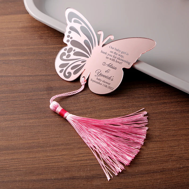 1 PCS Butterfly Mirror , Wedding Party Favors, Sweet 16 Years Gift, Personalized Mirror , Baby Shower Favors, Acrylic Mirror