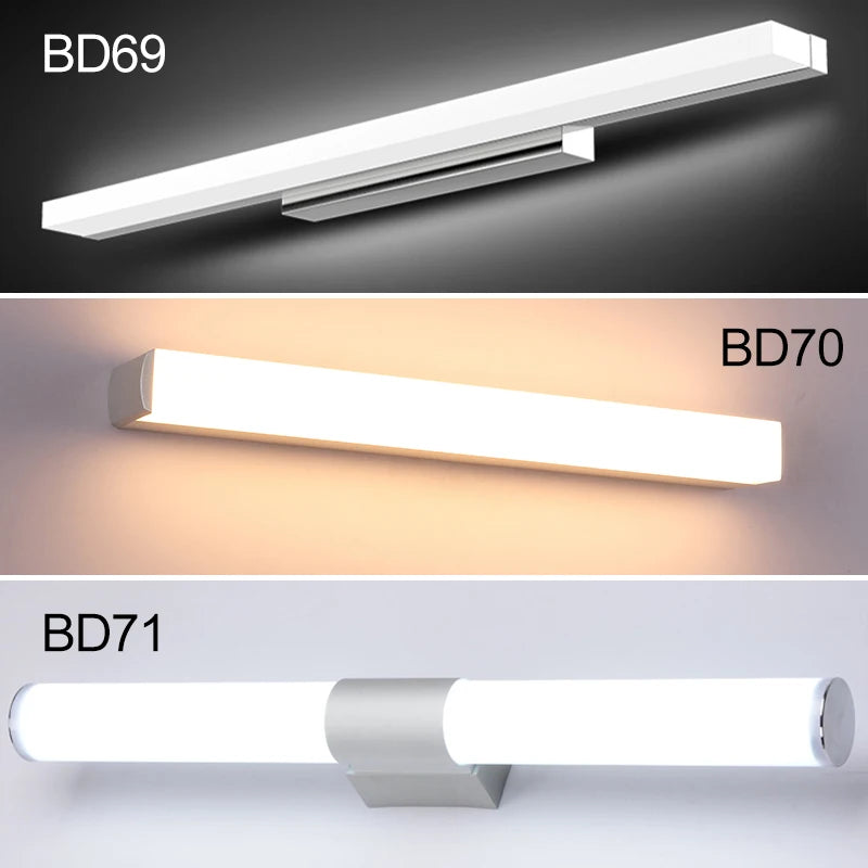 Modern Simplicity Fashion LED Wall Lamp Mirror Moisture Proof